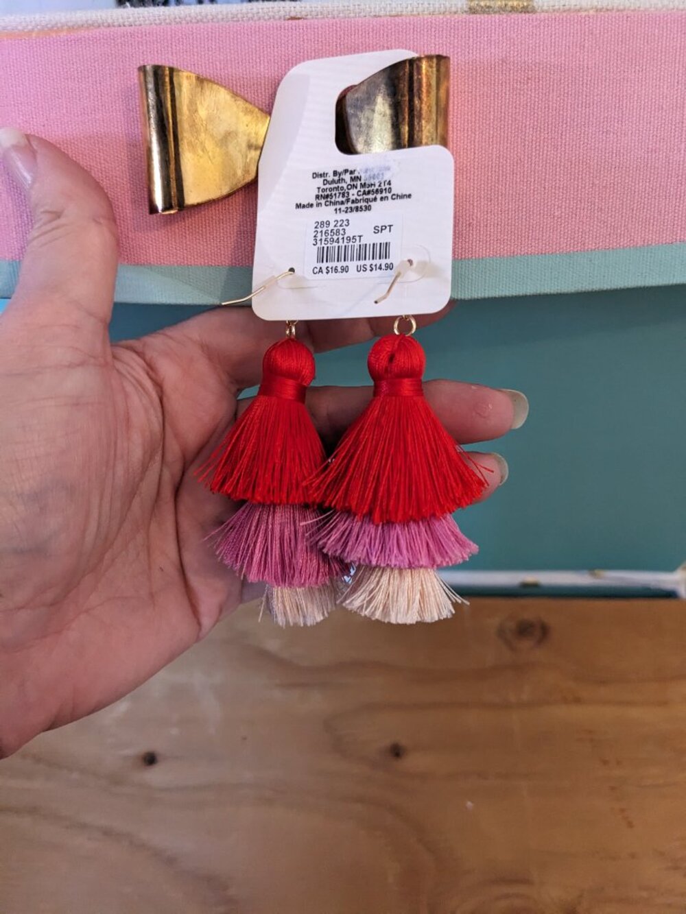 Maurice's NWT Tassel Earrings - Picture 3 of 3
